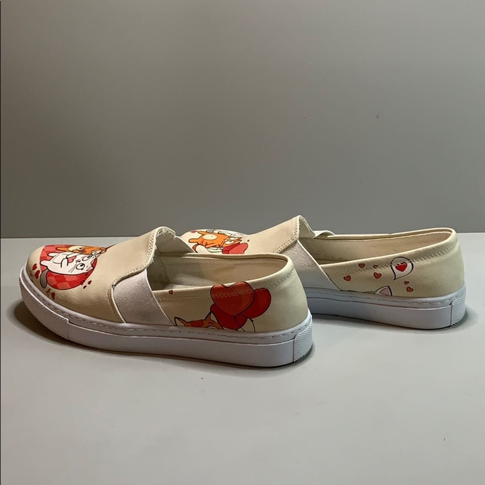 Streetfly cats with hearts loafers, size 37 - Picture 4 of 8